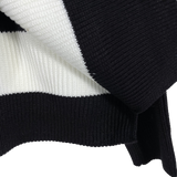 ストライプウォーマーフードニットウェア/Stripe Warmer Hood-Knitwear