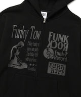 ピクトリアルジップアップフーディ / PICTORIAL ZIP UP HOODIE BLACK(CV2DSUM403A)