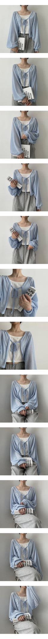 ニューリボンボレロカーディガン / New Ribbon Bolero Cardigan