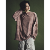 クロスピグメントウォッシュドロングスリーブ / CROSSES PIGMENT WASHED LONG SLEEVE_PK