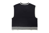サイドボタンワイドベスト/SIDE BUTTON WIDE VEST_NAVY