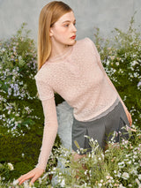 パンチングハーフパフィニットセット / Punching Half Puffy Knit Set (2colors)