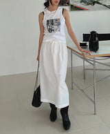 フォトスリーブレス/Photo sleeveless (3color)