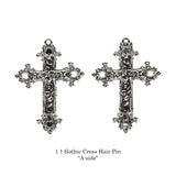 1 1 Gothic Cross Hair Pin (6626841067638)