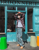 スプレッドボールドチェックシャツ (3 color)