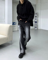 オーバーサイズフィットフードウォーマーニット/Oversized fit hooded warmer knitwear (2 colors)