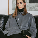 VERTICAL TIP BASIC SHIRT GREY
