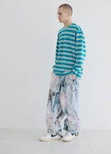 スーパーワイドサイバーウェーブ / BSR2223FWPT018 UNV SUPER WIDE PANTS CYBER WAVE