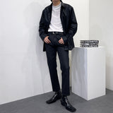 CRベルベットモックネックロングスリーブシャツ/CR Velvet Mock-neck Long-Sleeved Shirt (4 colors)