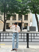 リオツータックワイドデニムパンツ / Rio Two-Tuck Wide Denim Pants (4 colors)
