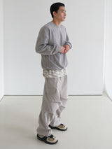 ロープラインラグランスウェットシャツ/Rope line Raglan MTM 4color
