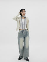 シーズンスカーフマフラー / Season scarf muffler (3color)