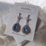 Romantic Queen Earring - Light Sapphire
