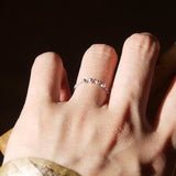 [CCNMADE] 菊 Silver Ring (Pink) (6691071656054)