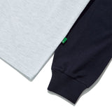 HTT クラック L/S ティー / HTT Crack L/S Tee_Light Gray