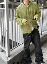 No.0055 C board 2way hood ZIP-UP (4color)