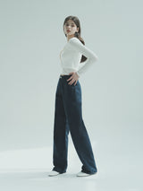 リネンワイドパンツ / W1010 LINEN WIDE PANTS_NAVY