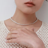 シルバーカテナネックレス / silver katena necklace (vermeil)