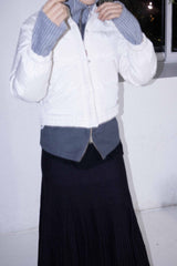 BALACLAVA knit zip up_gray