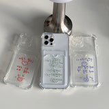 Red - Is My Life Card Storage Phone Case