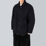 ステンカラーウールハーフコート/Balmacan Wool Half Coat