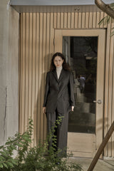 ウールツイルセットアップジャケット/WOOL TWILL SETUP JACKET_DEEP KAHKI