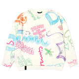22ペインティングオーバーサイズニットセーター / 22 PAINTING OVERSIZED KNIT SWEATER MULTI