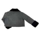 ポッシュショートコート / Posh short coat (black)