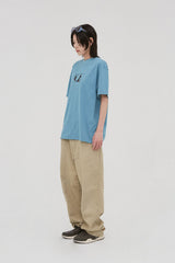 Square Graphic Tee_Blue Grey (6699074977910)
