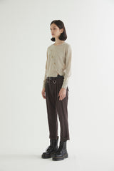 ASYMMETRY PLACKET KNIT CROP TOP OATMEAL (6608598728822)
