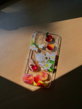 スプリングピクニックジェリースマホケース/Spring picnic jelly case