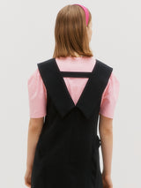 Curved short sleeve tee - Pink (6682587562102)