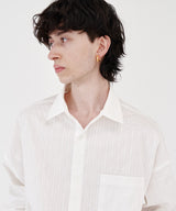 ETHNIC OVERSIZED SHIRT - (BLACK/WHITE/YELLOW)