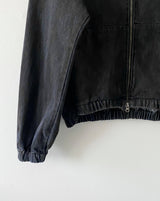 Aceite set up denim hood jacket