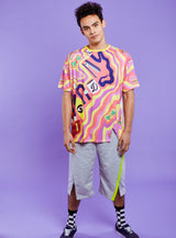 "MONDAZE" オーバーサイズTシャツ｜"MONDAZE"  oversize tshirt (2402315894902)