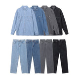 シグフィットデニムシャツ/LMN Sig Loose Fit Denim Shirt (4 colors)