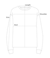 ハンドライティングロングスリーブTシャツ / HANDWRITTEN LONG SLEEVE [ORANGE]
