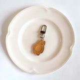 ベアクッキーキーリング/Bear cookie key ring(with sticker) (6680559714422)
