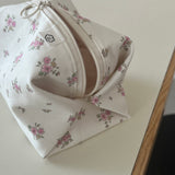 SPRING FLOWER ZIPPER POUCH
