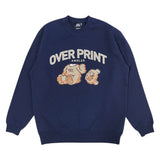 コラボレーションスウェット（ネイビー）I over print × AMBLER (6635498406006)