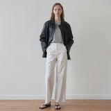 エコレザーボタンジャケット / Eco leather button jacket