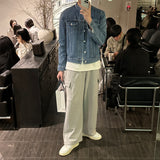 セミオーバーチャイナデニムジャケット / LMN Semi-Overs China Denim Jacket (blue)
