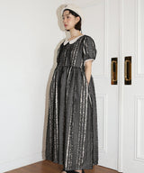 パフスリーブレースドレス / puff sleeve lace dress