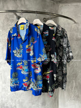 [UNISEX] オールドカーアロハシャツ