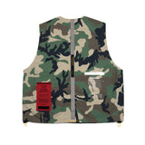 カモ柄ベスト / 21SS TECH VEST CAMOUFLAGE / BLACK