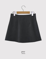 WT Pleated Wrapped Mini Skirt (2color)