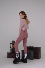 MODERN LEGGINGS- mauve pink (6627525886070)