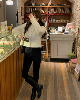 HDバンディングコットンスリムストレートパンツ(2colors)