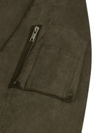 87-STAN027 [Vegan Suede]カーブドレイヤーボンバースエードジャケット