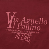 パニーノTシャツ/PANINO TEE [BURGUNDY]